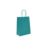Sacs kraft bleu Wendy poignées torsadées assorties 16+8x22 cm – Paquet de 100 - Sacs cadeaux, Boîtes cadeaux & Coffrets fête des pères