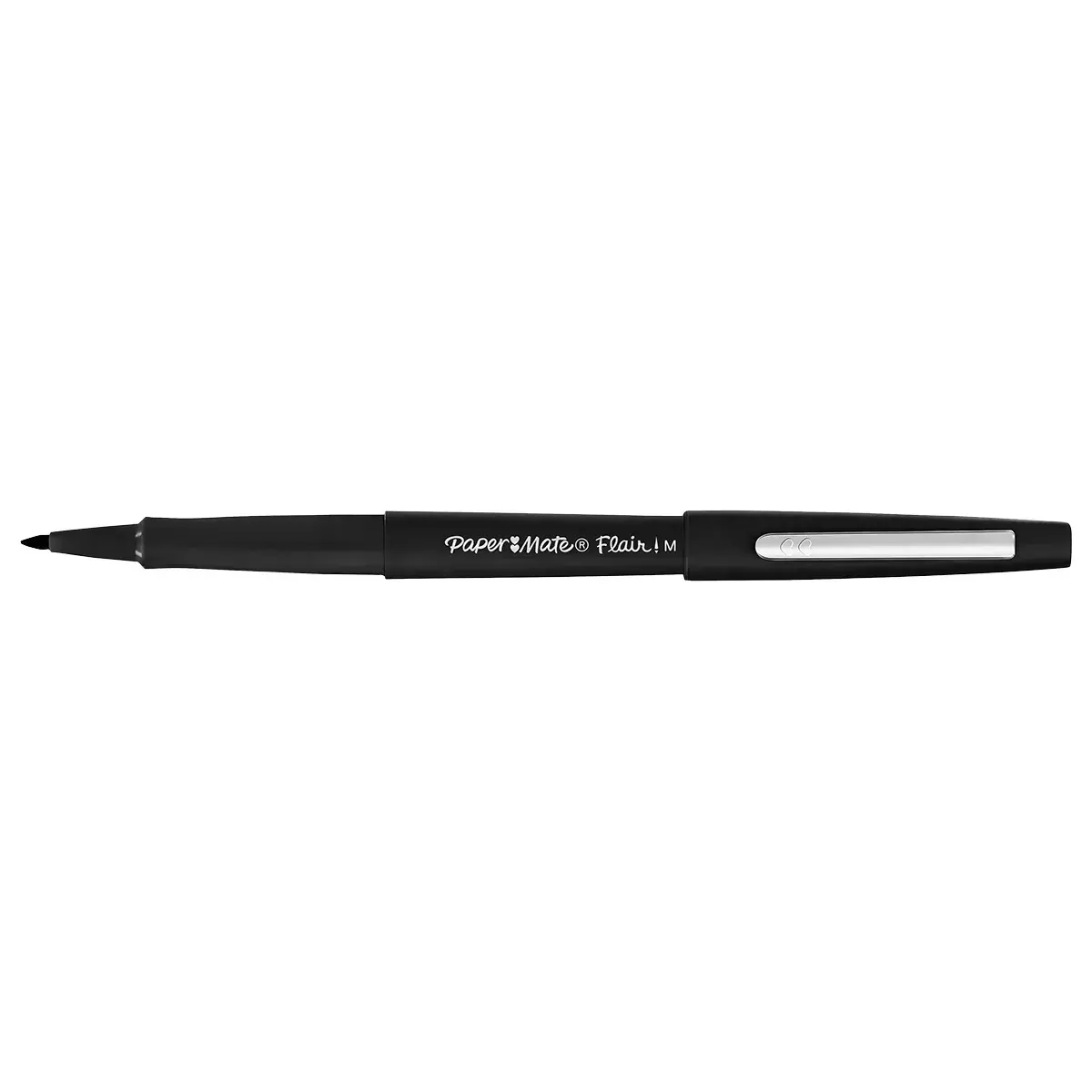 Stylo feutre Paper Mate Flair Noir, feutre fin pointe moyenne 0,7mm - Pack de 12 - Stylos feutres-2