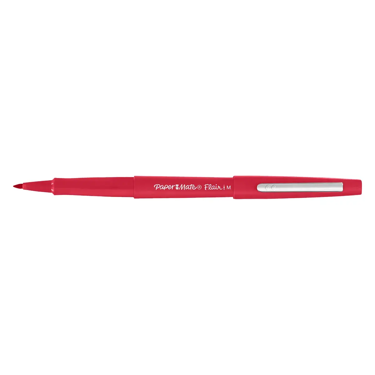 Stylo feutre Paper Mate Flair Rouge, feutre fin pointe moyenne 0,7mm - Pack de 12 - Stylos feutres-2