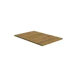 Plateau chêne Sherman 57,5 x 84,7 cm pour gondole centrale Square 60 - Plateaux pour rayonnage magasin