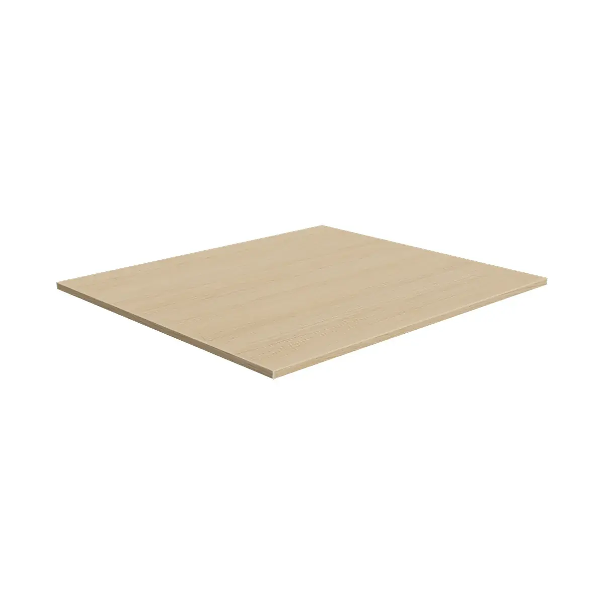 Plateau chêne Vicenza 97,5 x 84,7 cm pour gondole centrale Square 100 - Plateaux pour rayonnage magasin