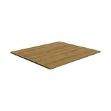 Plateau chêne Sherman 97,5 x 84,7 cm pour gondole centrale Square 100 - Plateaux pour rayonnage magasin