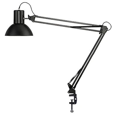 Lampe de bureau LED Unilux Success pince et socle noire - Ergonomie bureautique -2