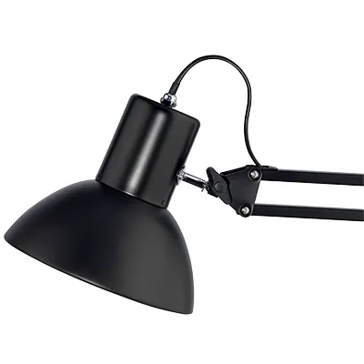Lampe de bureau LED Unilux Success pince et socle noire - Ergonomie bureautique -4