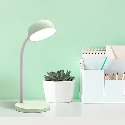 Lampe de bureau LED Unilux Tamy vert pastel - Luminaires bureau, Ergonomie bureautique -2