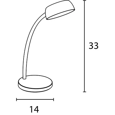 Lampe de bureau LED Unilux Tamy vert pastel - Ergonomie bureautique -3