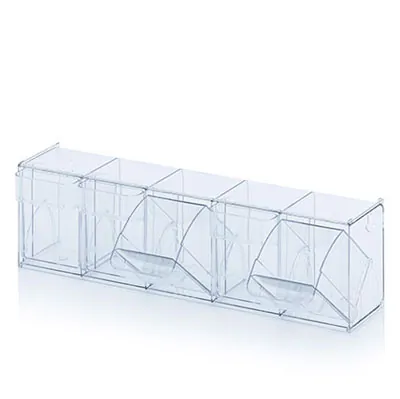 Bac 5 tiroirs basculants 60 x 13,3 x 16,4 cm - Blocs tiroirs-3