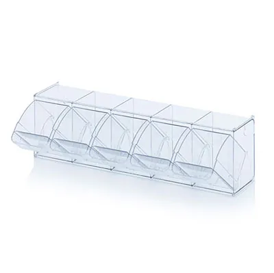 Bac 5 tiroirs basculants 60 x 13,3 x 16,4 cm - Blocs tiroirs-4