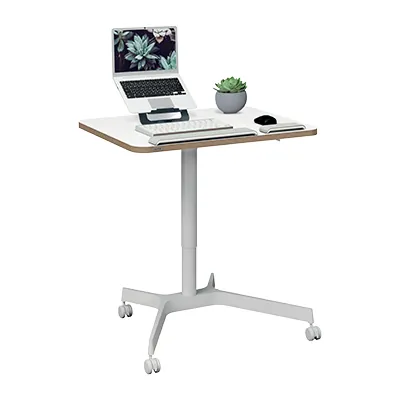 Bureau de coworking assis-debout manuel Leitz Ergo blanc 80×60 cm + H 75–114 cm - Mobilier coworking-3