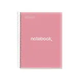Bloc note Notebook A4 Emotion 80F Quadrillé 5x5 Couverture Polypro - Corail - Blocs notes, Cahiers