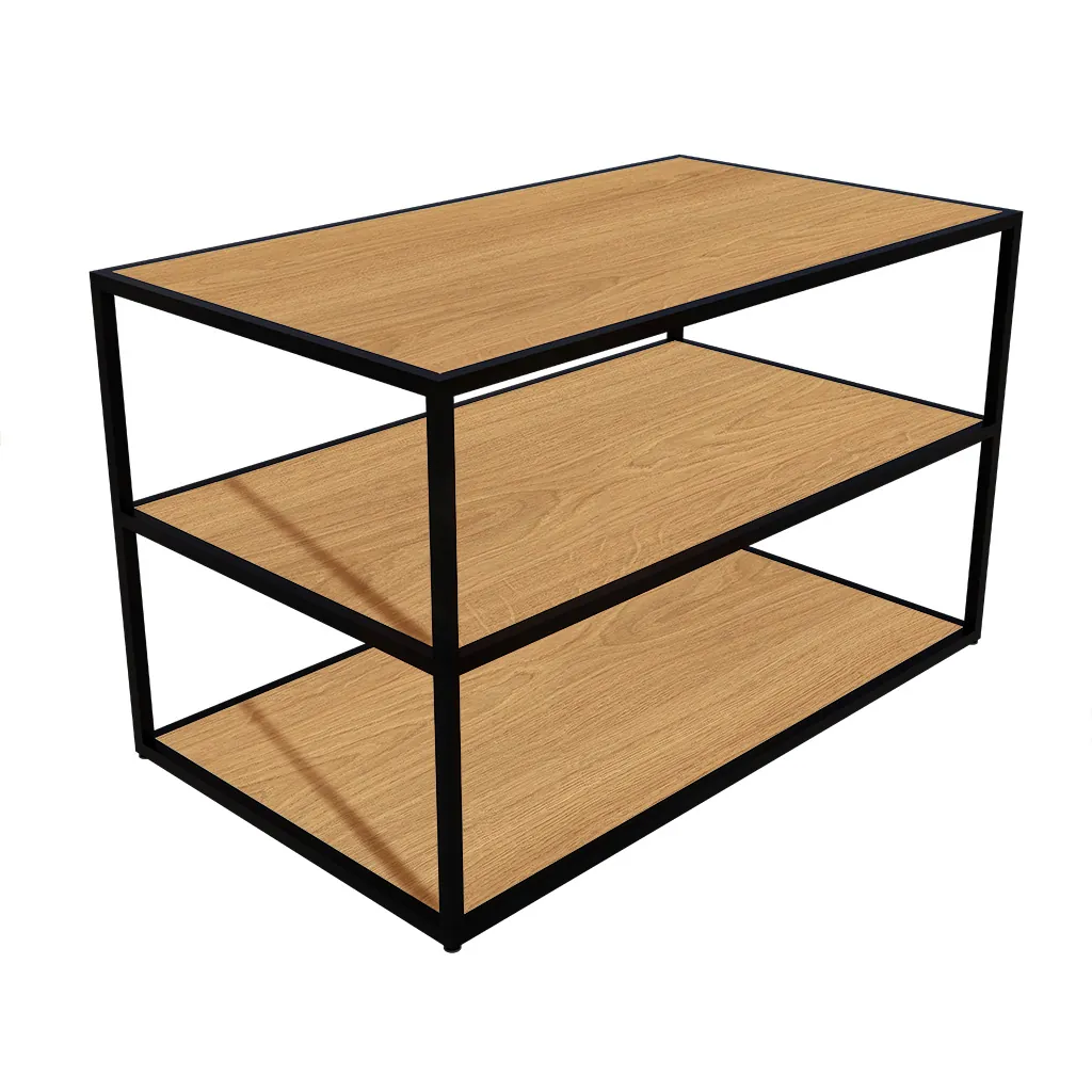 Plateau mélaminé chêne Corbridge 134,5 x 74,5 cm – pour table Square, rayonnage magasin - Tablettes Bois Mélaminé-2