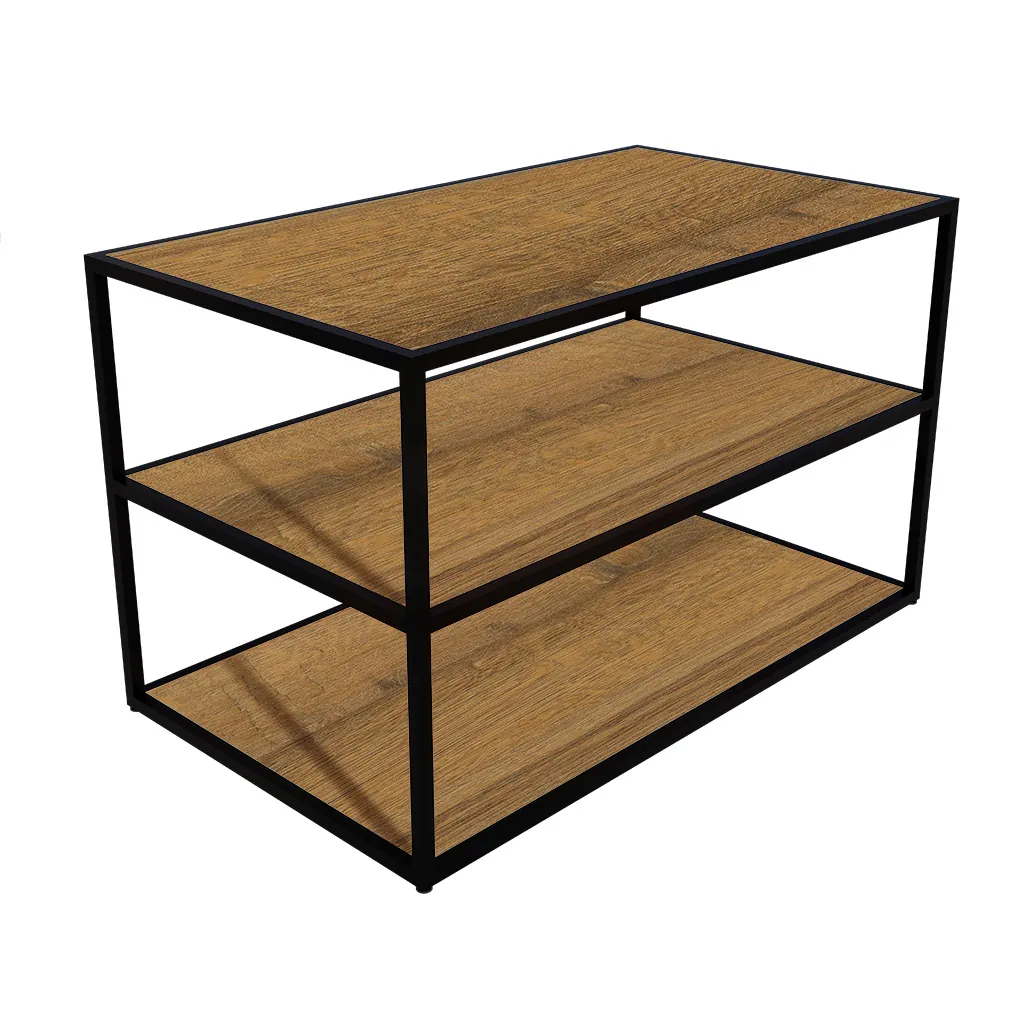 Plateau chêne Sherman 134,5 x 74,5 cm pour table Square 140 - Tablettes Bois Mélaminé-2