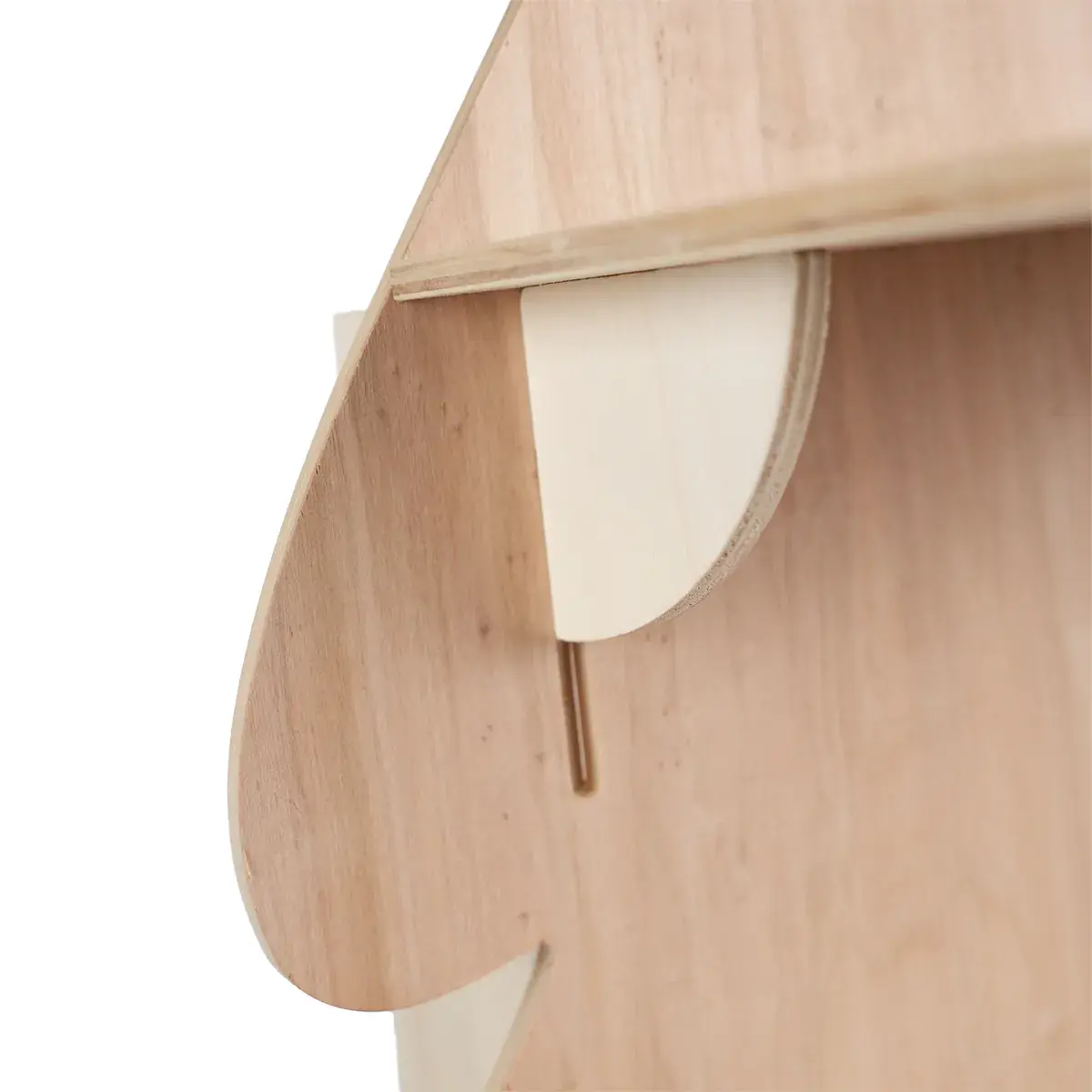 Étagère sapin bois peuplier 80 x 41 x H 140 cm - Présentoir bois - Étagères en bois-4