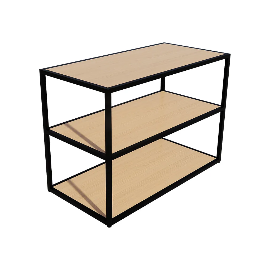 Plateau mélaminé chêne Vicenza 114,5 x 54,5 cm – pour table Square, rayonnage magasin - Plateaux pour rayonnage magasin-2
