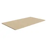 Plateau mélaminé chêne Vicenza 134,5 x 74,5 cm – pour table Square, rayonnage magasin - Ligne Square 25 blanc