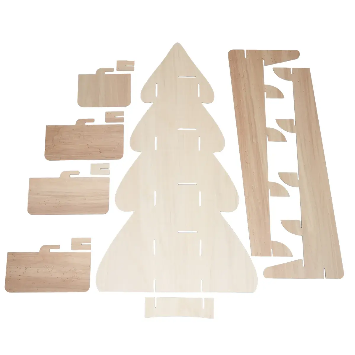 Étagère sapin bois peuplier 80 x 41 x H 140 cm - Présentoir bois - Étagères magasins, Présentoirs bois-9