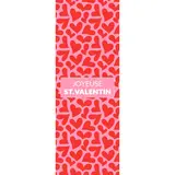 Affiche Saint Valentin Rose/Rouge/Coeurs 42 x 119 cm - Affiche vitrine - Affiches St Valentin