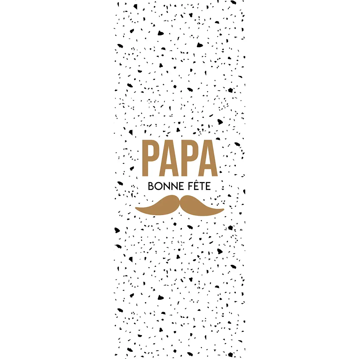 Affiche fête des pères verticale 42 x119 cm motif papa moustache - Affiches Saisonnières
