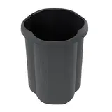Poubelle de tri sélectif 50L plastique recyclé – Exacompta ECOBLACK - Poubelles professionnelles