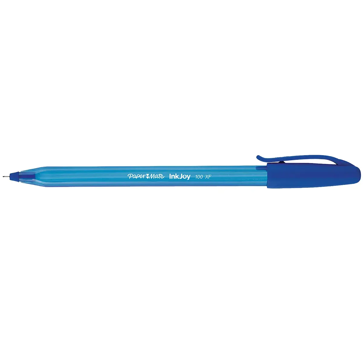 Stylo bille Paper Mate InkJoy 100 pointe moyenne 1,0 mm, Bleu – Lot de 50 - Stylos billes-2