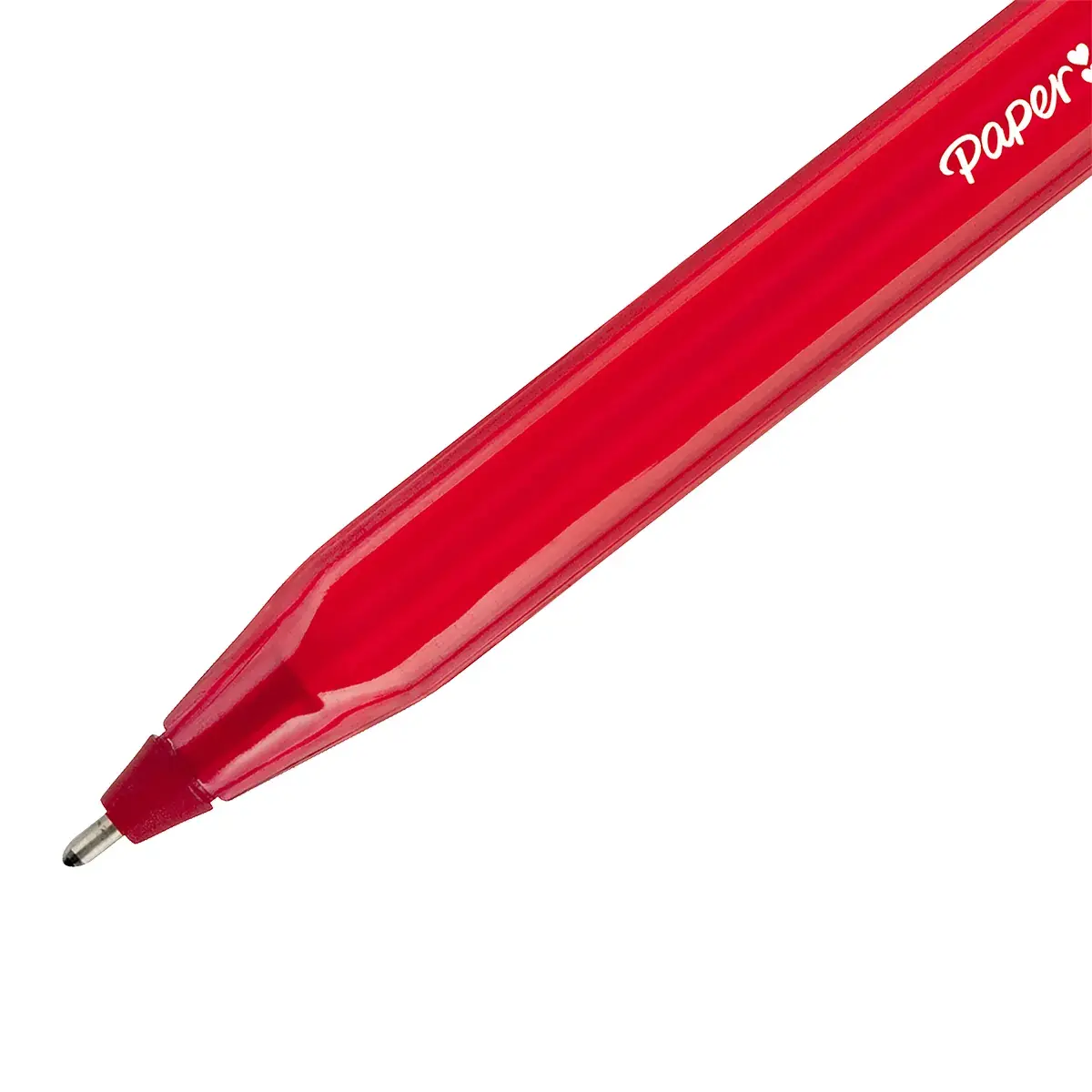 Stylo bille Paper Mate InkJoy 100 pointe moyenne 1,0 mm, Rouge – Lot de 50 - Stylos billes-3