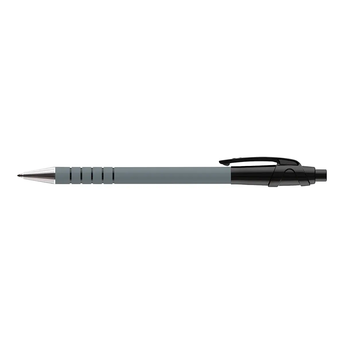 Stylo bille Papermate Flexgrip Ultra noir rétractable pointe moyenne 1 mm - Pack de 12 - Stylos billes-3
