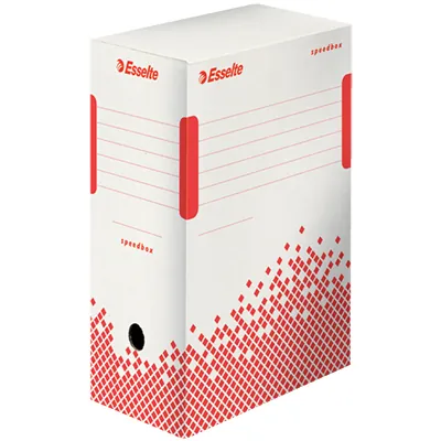 Boîte d'archives Esselte Speedbox 150 mm blanc montage automatique - Boîtes archives, Boîtes de transfert