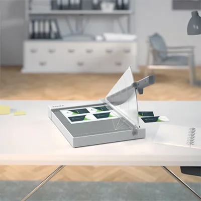 Guillotine papier A4 Leitz Precision Home Office - 10 feuilles - Guillotines papier, Rogneuses papier -7