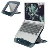Support pour ordinateur portable Leitz Ergo Cozy gris – réglable 13 à 17 - Ergonomie bureautique 