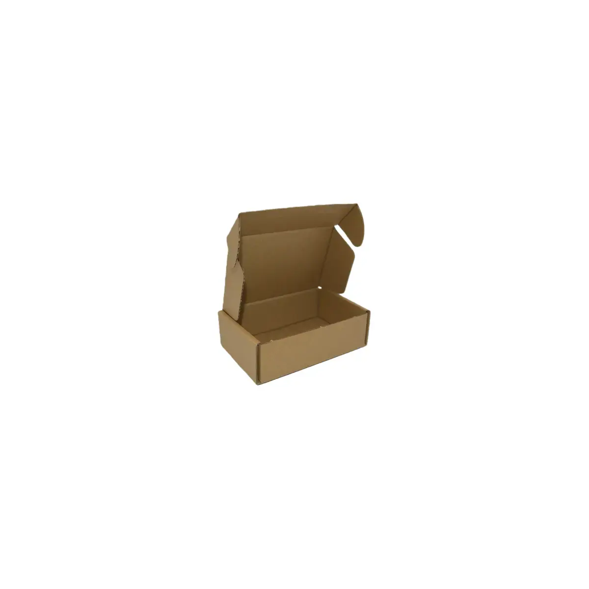 Carton d'expédition brun 13x8x4 cm – Boîte carton kraft renforcé 460g – fermeture sans adhésif - Lot de 20 - Cartons d'expédition, Boîtes carton