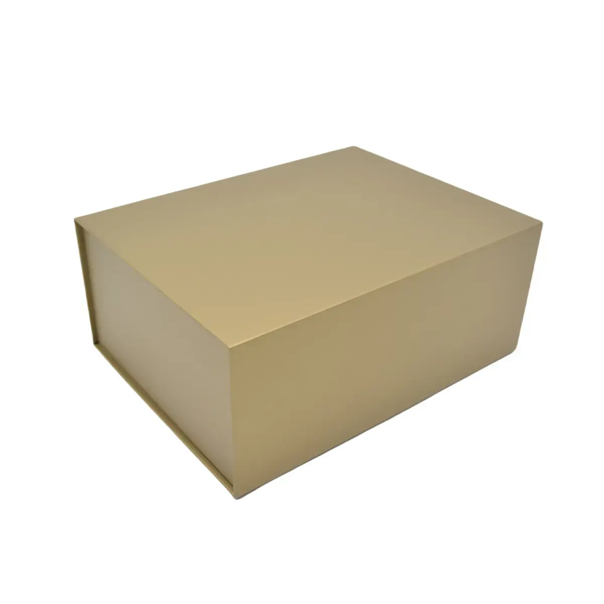 Boîte cadeau pliable or 33x25,5x14cm – Paquet de 5 - Boites cadeaux carton pliables