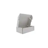 Carton d’expédition blanc 20 x 13 x 6 cm simple cannelure 360 g/m² – Boîte postale kraft blanc– Lot de 20 - Cartons d'expédition, Boîtes carton