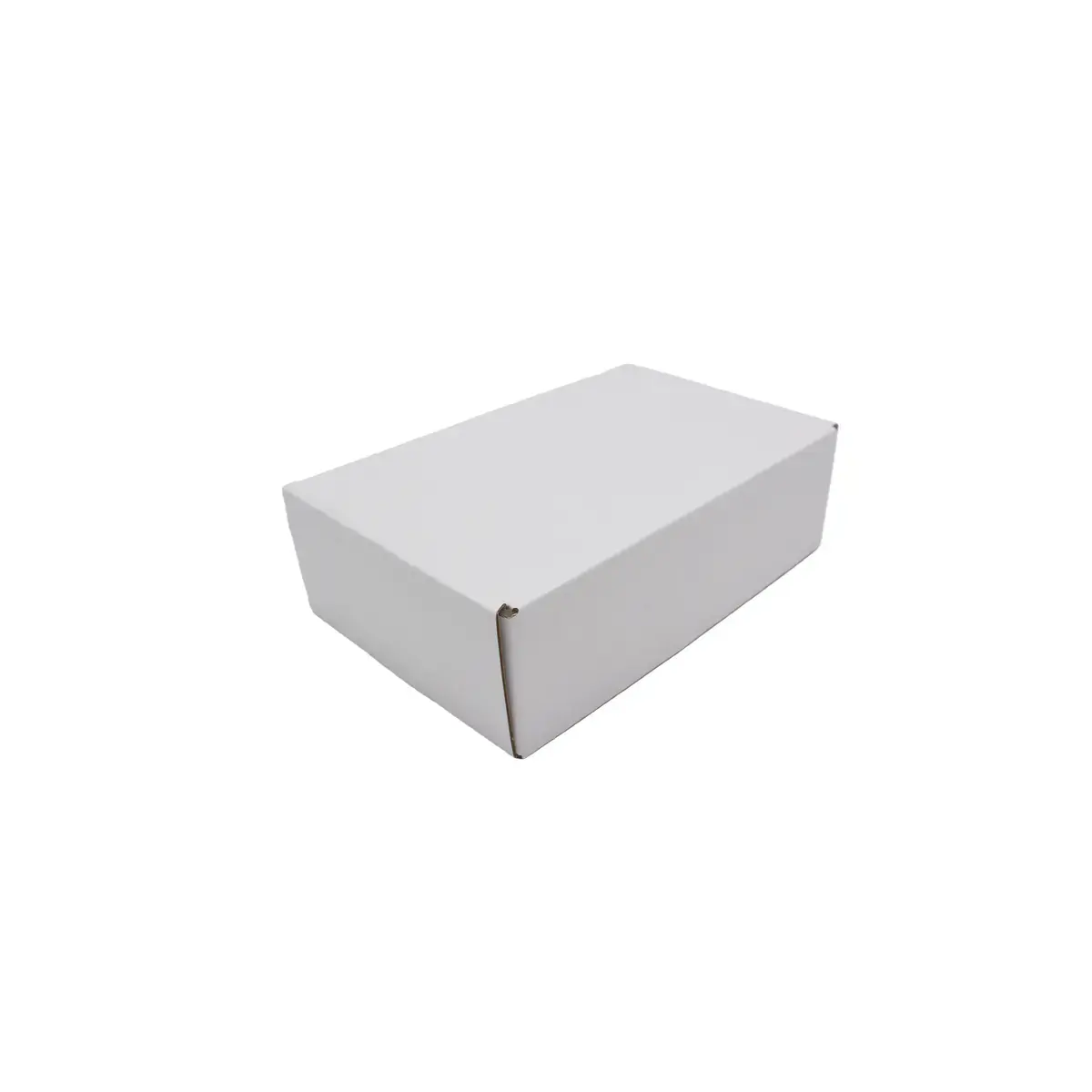 Carton d’expédition blanc 20 x 13 x 6 cm simple cannelure 360 g/m² – Boîte postale kraft blanc– Lot de 20 - Cartons d'expédition, Boîtes carton-2