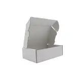 Carton d’expédition blanc 23 x 16 x 5 cm simple cannelure 365 g/m² – Boîte postale kraft blanc– Lot de 20 - Cartons d'expédition, Boîtes carton