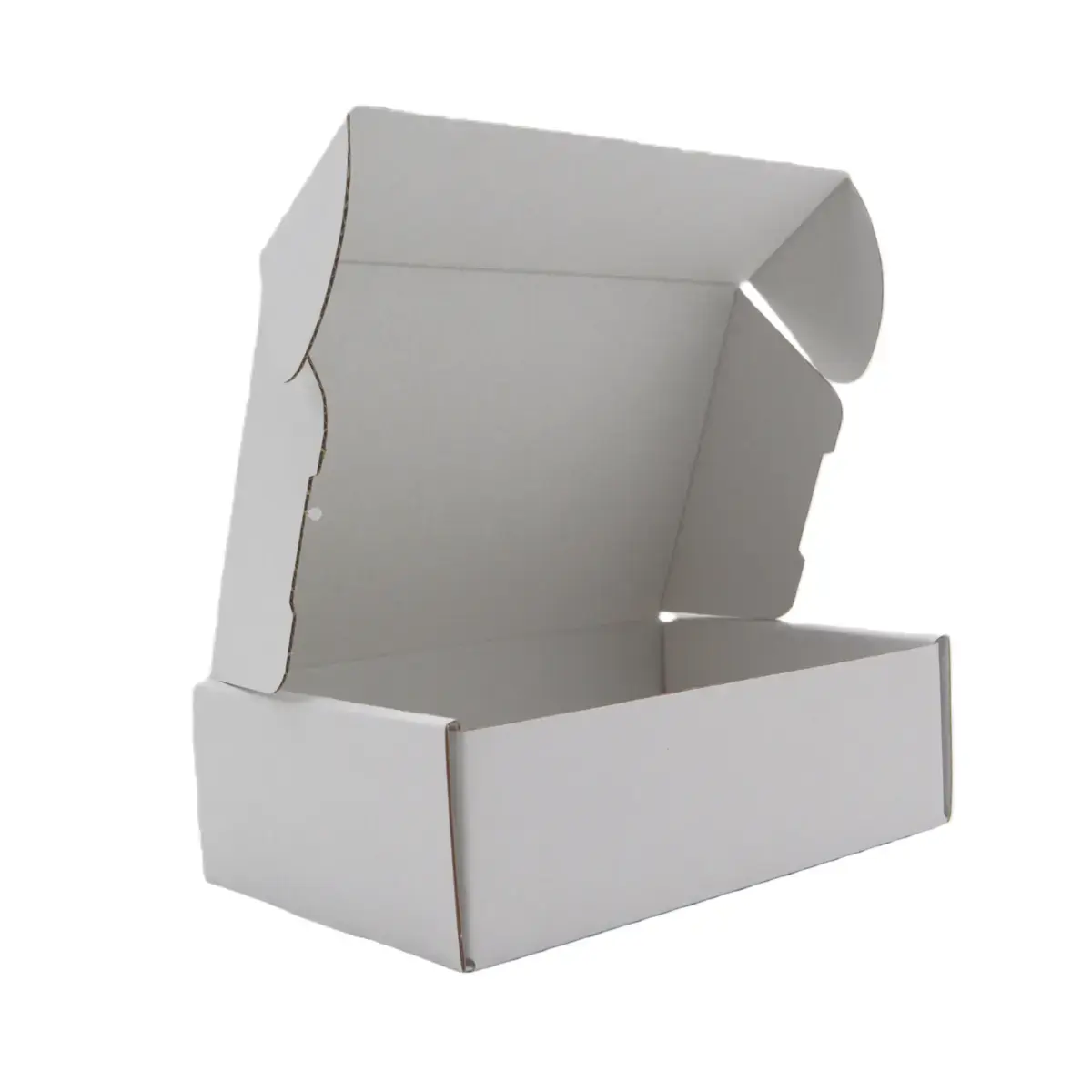 Carton d'expédition blanc 25x20x7 cm – Boîte carton kraft renforcé 350g – fermeture sans adhésif - Lot de 20 - Cartons d'expédition, Boîtes carton