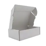 Carton d'expédition blanc 25x20x7 cm – Boîte carton kraft renforcé 350g – fermeture sans adhésif - Lot de 20 - Cartons d'expédition, Boîtes carton