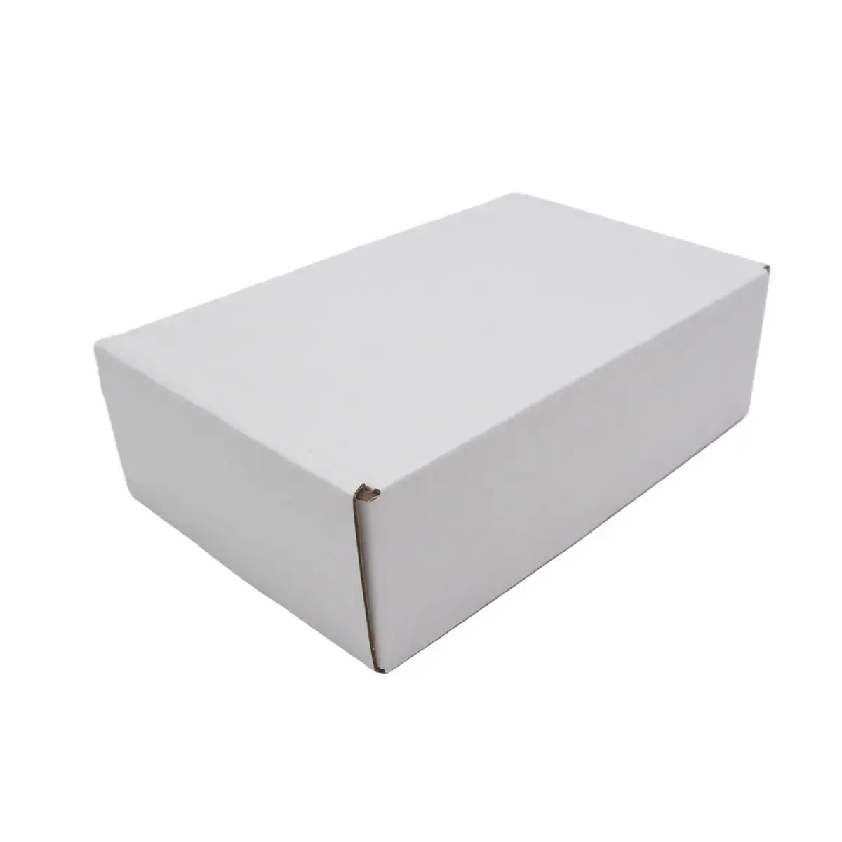 Carton d'expédition blanc 25x20x7 cm – Boîte carton kraft renforcé 350g – fermeture sans adhésif - Lot de 20 - Cartons d'expédition, Boîtes carton-2
