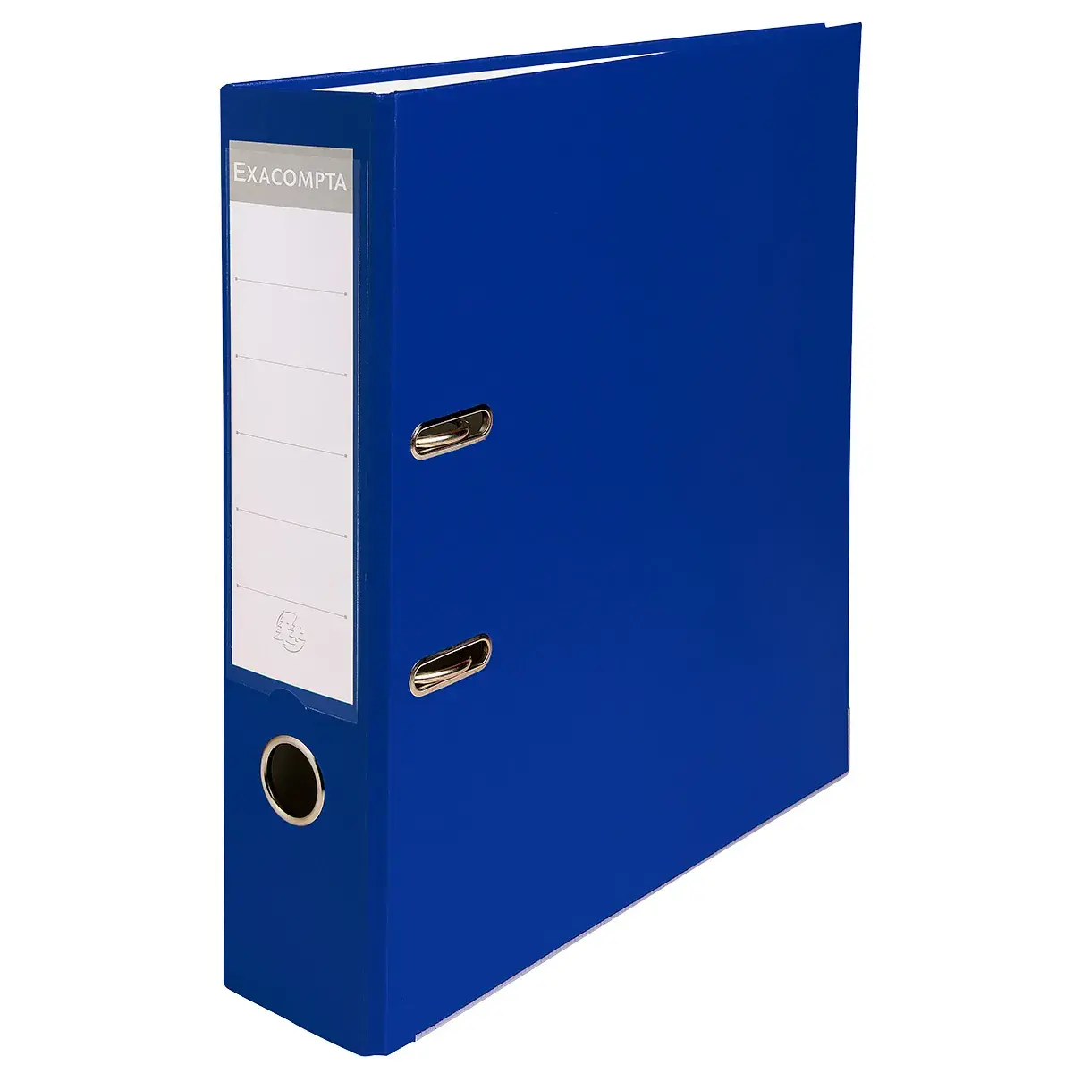 Classeur à Levier A4 Dos 75mm polypropylène Exacompta - Capacité 760 feuilles - Bleu - Classeurs à levier, Classeurs A4