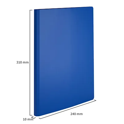 Porte-vues A4 80 vues – Protège-documents 40 pochettes souple - Bleu - Protèges-documents, Porte-vues-3