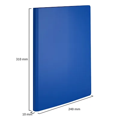 Protège-documents 50 pochettes souple - Porte-vues A4 100 vues - Bleu - Protèges-documents, Porte-vues-5