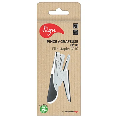 Pince agrafeuse n°10 Sign Softgrip agrafes 10/4 – Capacité 15 feuilles - Agrafage-2