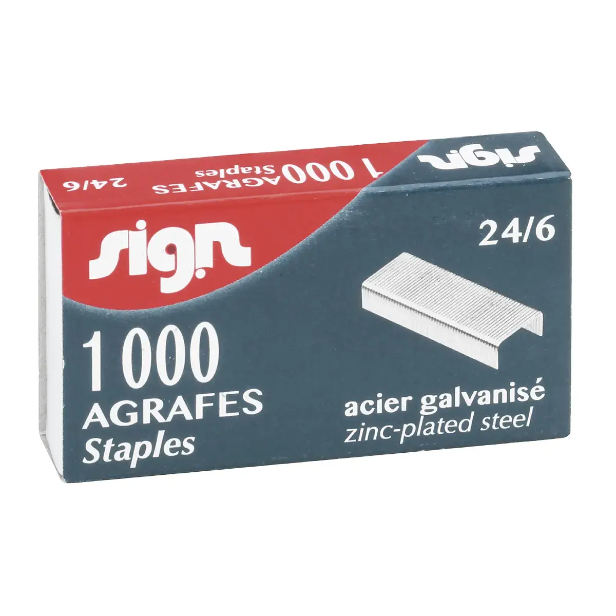 Agrafes Standard Sign 24/6 en Acier Galvanisé - Paquet de 4000 - Agrafage-2