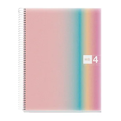 Cahier à spirale Miquelrius Aurora 5/5 - A4 - Aurora West Bay - L 21 x H 29,7 cm - Cahiers et blocs notes