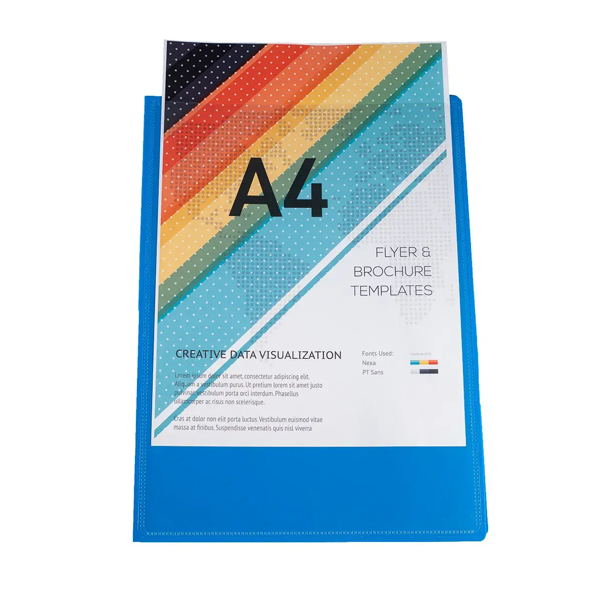 Porte vues personnalisable KreaCover A4 - 40 Vues (20 Pochettes) - Protège documents - Coloris assortis - Protèges-documents, Porte-vues-3