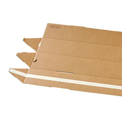 Tube carton triangulaire adhésif 850x100x100 mm – Paquet de 25 - Tubes carton emballage-3