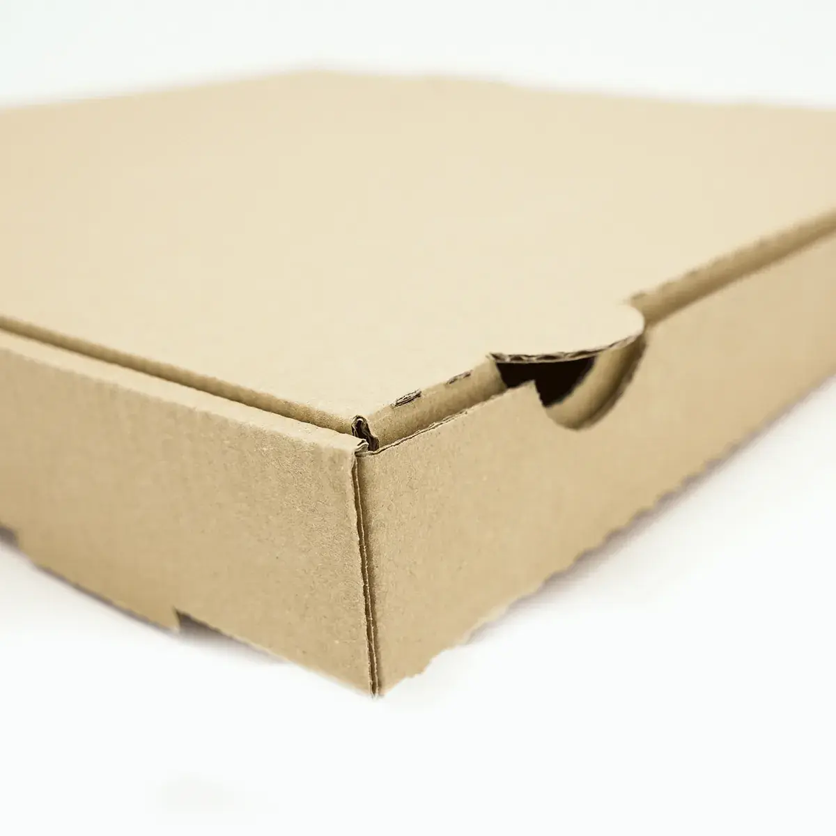 Boîte à pizza carton kraft brun neutre 29 x 29 x 4 cm – Lot de 100 - Emballage snacking-4
