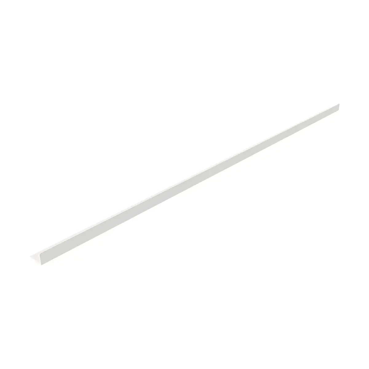 Frontale métallique Square pour tablette L 100 cm blanc sablé - Ligne Square 25 blanc