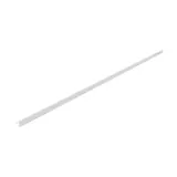 Frontale métallique Square pour tablette L 100 cm blanc sablé - Ligne Square 25 blanc