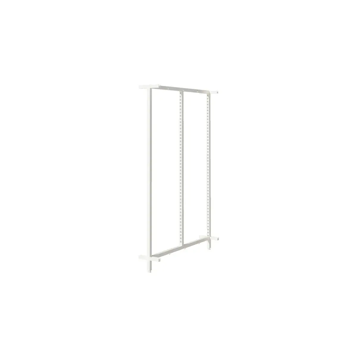 Cadre de milieu pour module central Square H 133 cm x P 90 cm blanc sablé - Ligne Square 25 blanc