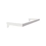Barre guidon de penderie Square autoporté blanc sable L 60 x P 24 cm - Ligne Square 25 blanc